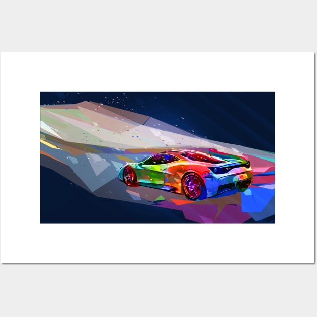 Ferrari Wall Art by 5thmonkey